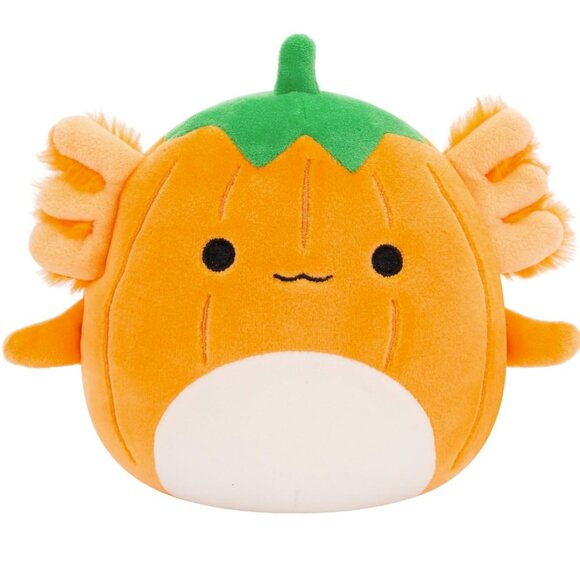 Squishmallows 5-Inch Halloween Gabin Pumpkin Axolotl NWT - Picture 1 of 2